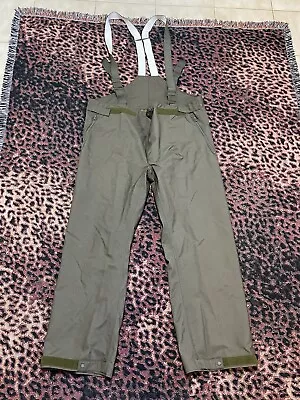 Waterproof Trouser Goretex German Army Military Dungaree Fishing Hiking Pant XL • $99.75