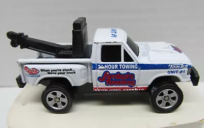 TONKA White Tow Truck ~ Moveable Crane ~ Diecast Metal  2 3/4  Long   (#2083) • $7.88