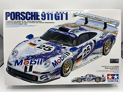 TAMIYA 24186 Porsche 911 GT1 1:24 Car Model Kit • £23.99