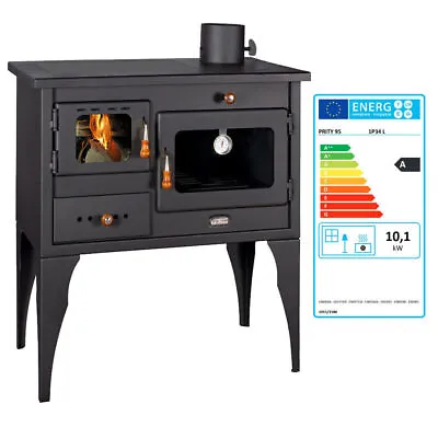 Wood Burning Cooking Stove  Solid Fuel Cooker 10.1 KW - Prity 1P34L • £429