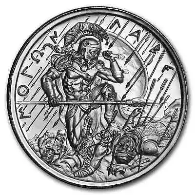 2 Oz Silver High Relief Round - Molon Labe (Type 3) • $69.07