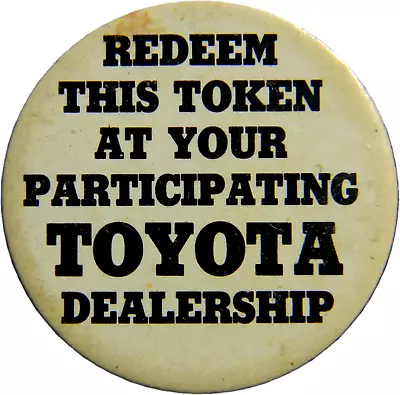 Toyota Token  (0360) • £9.45