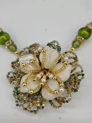 Estate Venetian Glass Necklace Uno Alla Volta • $74.95