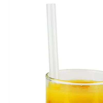 10x Jumbo Clear Plastic Straws Milkshakes Smoothie Slush Thick Drinks • £4.50