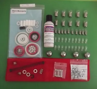 Stern Monopoly Pinball Machine Maintenance Super Kit • $60.99