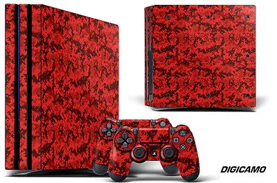 $15.61 • Buy Skin Decal Wrap For PS4 Pro Playstation 4 Pro Console + Controller Stickers DIGI