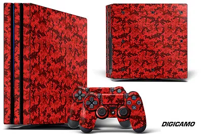 $15.61 • Buy Skin Decal Wrap For PS4 Pro Playstation 4 Pro Console + Controller Stickers DIGI