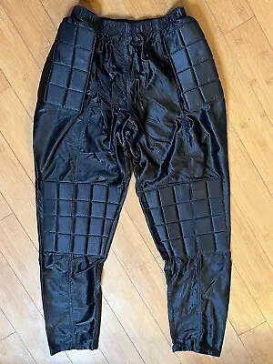 Vintage Men’s Medium Adidas Goalie Keeper Black 90’s Padded Soccer Pants • $20