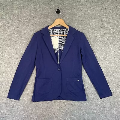 MAYORAL Blazer Kids 16 Years Girls Blue Cotton Long Sleeve V Neck Smart NEW • £24.99