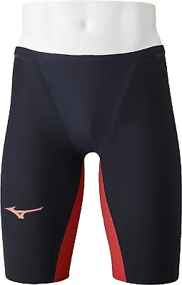 MIZUNO Swimsuit Men GX SONIC 6 NV Model FINA N2MBA501 Black Red Size XXS • $218.03
