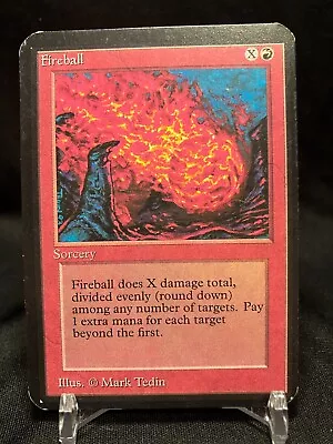 ~Fireball~ Alpha- [HP] Heavily Played - Magic MTG {Lively's Stash} • $65