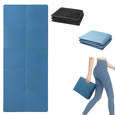 Yoga Mat Fitness Mat Foldable Turn Mats Pilates Mat Floor Gym Mat Exercise Mat • £9.99