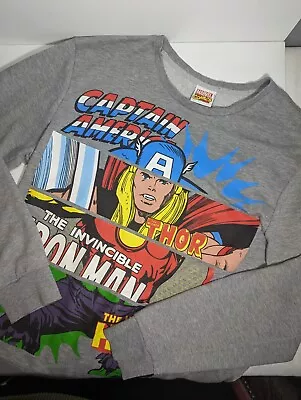 Marvel Comics Jumper Pullover  Graphics Size Large • $9.95