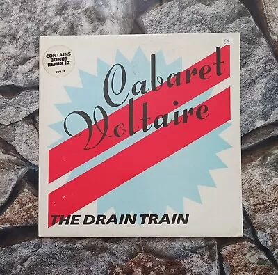 Cabaret Voltaire - The Drain Train + Bonus Remix 12  Doublevision UK DVR21 1986 • £9.99