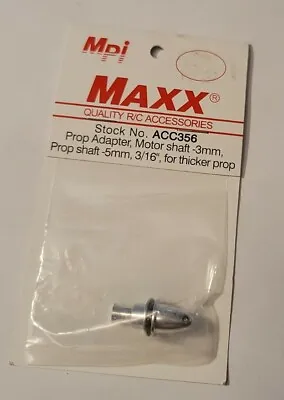 Mpi Maxx Prop Adapter Collet 3mm Motor Shaft 5mm Prop Shaft Rc Airplane ACC356 • $16.99