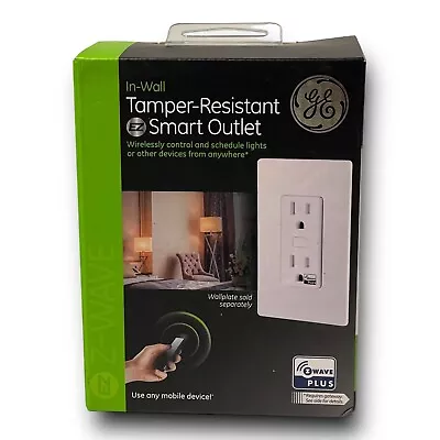 GE In-Wall Z-Wave Tamper-Resistant Smart Outlet ZW1002 - #4 • $34.99