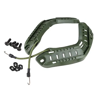 Tactical Fast ARC Helmet Side Rail Guide Mount For Hunting Green • £10.21