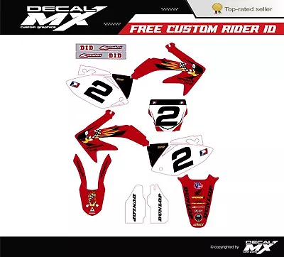 FITS HONDA CRF450R (2005 To 2008) Crf 450r Graphic Kit Decals Stickers Racing • $128.24