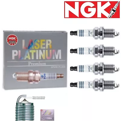 4 Pack NGK Laser Platinum Spark Plugs2012-2014 For Nissan Versa 1.6L L4 Kit • $50.99