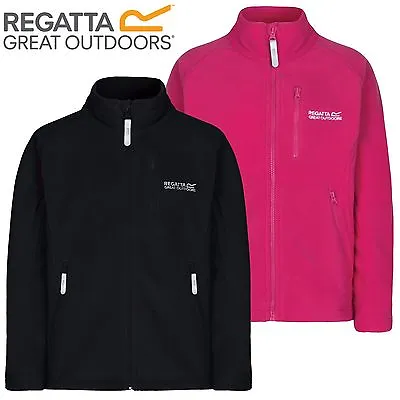 £9.90 • Buy Kids Regatta Marlin Fleece Jacket Coat Zip Top Girls Boys Childs Childrens Warm