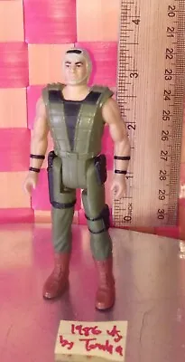 Action Figure Character Soldier In Green Outfit Vtg 1986 3 3/4  Tall By Tonka • $22