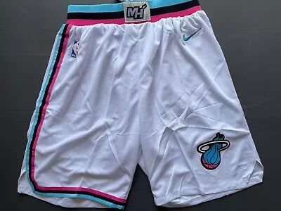 City Edition Miami Heat Basketball Shorts Stitched White • £26.75