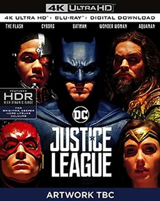 Dc Justice League 4k Ultra Hd + Blu-ray  [uk] New  4k Bluray • $50.99