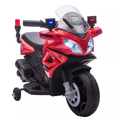 Child Kids Electric Pedal Motorcycle Ride-On Toy Battery 6V 18-36 Months Red • £63.99