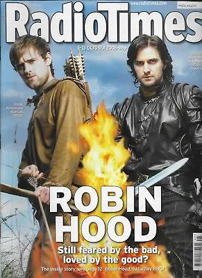 Radio Times Magazine - 7 - 13 Oct 2006 - Jonas Armstrong & Richard Armitage [l] • £5.99