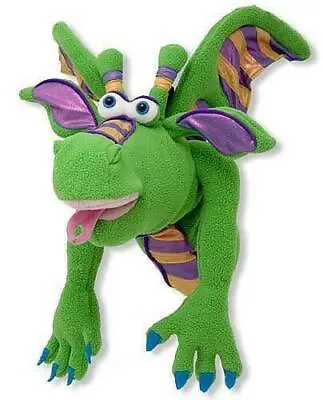 Melissa And & Doug Smoulder The Dragon Puppet #3908 LCI3908 Green Children Toy • $49.79