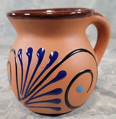 One Mexican Artisan Clay Mug Hand Painted Coffee Jarrito Cup MEXICO • $11.99