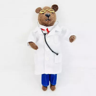 Midwest Of Cannon Falls Heart Felts DOCTOR Bear 6  Felt Ornament RARE • $74.99