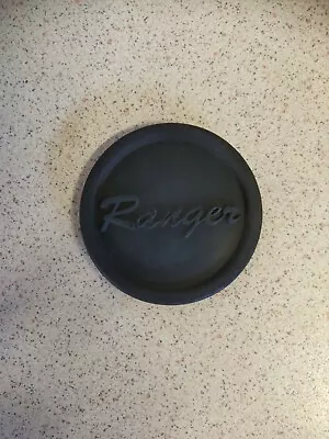 RANGER BLACK PLASTIC WHEEL CENTRE CAP For Alloy Mag Wheel Made In England • $32