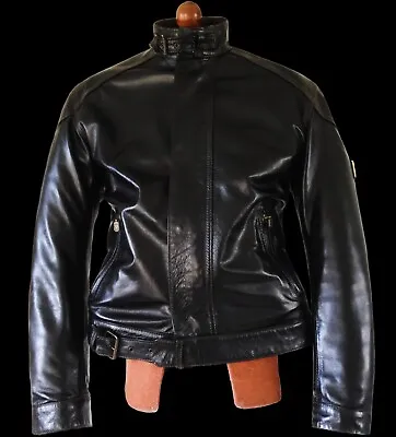 BELSTAFF LEATHER PANTHER Motorcycle Biker Cafe Racer Motorbike Bike Jacket Coat • £26