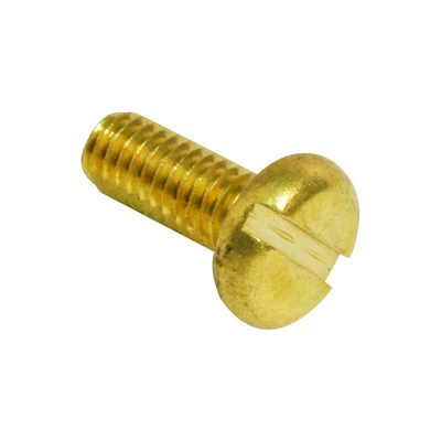 £1.59 • Buy 4mm M4 Brass Machine Screws/Bolts Cheese Head Slotted Or Nuts Or  Washers 