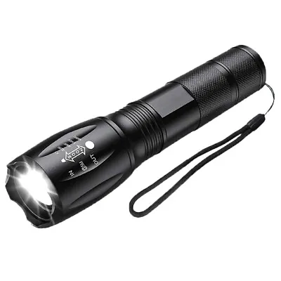 Super-Bright LED Tactical Military LED Flashlight Torch 5 Modes Zoomable Lamp US • $5.59