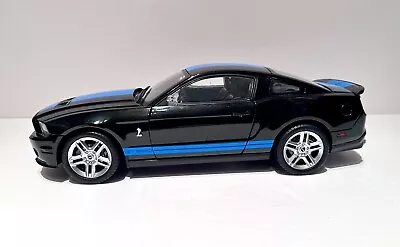 Shelby Collectibles 2010 Shelby GT500 1:18 Scale Car Black/Blue READ DESC. • $69.95