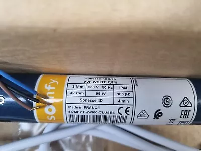 £110 • Buy Somfy Sonesse40 3/30 Wt Motor. Brand New In Box