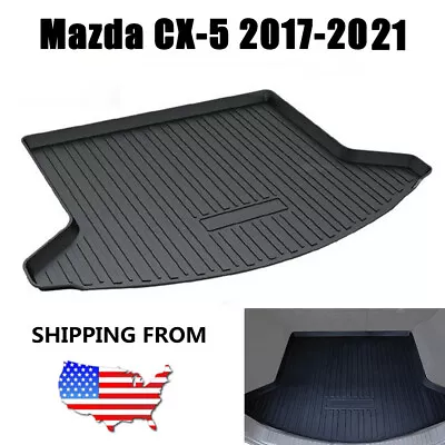 Rear Trunk Cargo Liner Black Cover Mat Tray Protector For Mazda CX-5 2017-2021 • $39.79