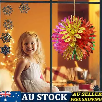 Christmas Hanging Decoration Foil Garlands Festive Hanging Ceiling Decor KJ • $11.91