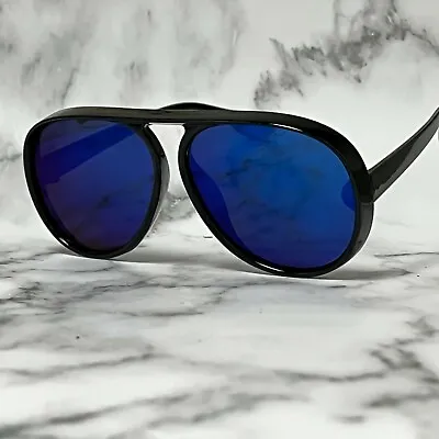 Fashion Sunglasses Designer Thick Frame Men Women Shades Yellow Lens Retro 2023 • $12.98