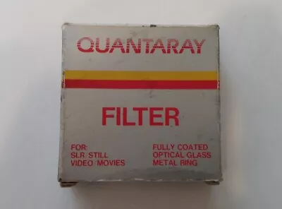 QUANTARAY 52MM 80b FILTER JAPAN W/CASE IN MINT CONDITION 24-166-1586 • $9.99