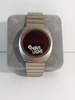 Vintage Pepsi Light Digital Watch Advertising Mens • $75