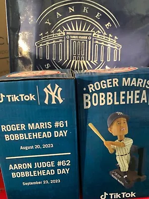 Roger Maris New York Yankees SGA 2023 61 Homerun Bobblehead 08/20/23 ⚾️ 🔥 • $149.95