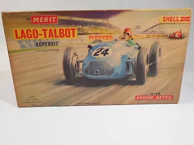 Merit SuperKit (4624) - 1:24 - 1949 - Lago-Talbot - 4.5 Litre - W/Engine & Box • $30