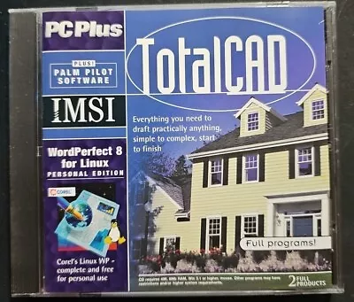 Total Cad : The Precision Of CAD With Incredible Ease (PC CD ROM 1997) • £5.95