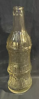 Vintage 1924 Try-Me Beverage Co Macon GA 10 Oz Embossed Cola Soda Bottle Georgia • $35