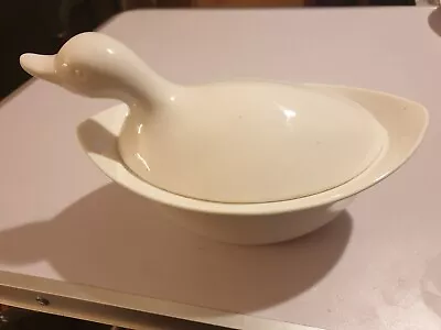 Delightful Rare French Silea Porcelain Duck Egg Coddler / Storage • £8.99