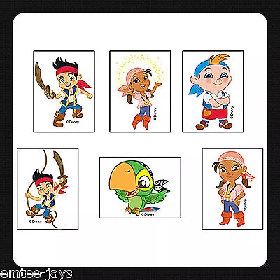 Disney Jake And The Neverland Pirates Tattoos - Party Favours X 12 Pieces KIDS • £3.72