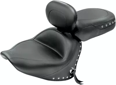 Mustang Touring Studded Seat W/Driver Backrest YAMAHA XV1300 V-Star 07-17 • $1025